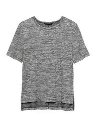 Luxespun Boyfriend T-Shirt with Side Slits