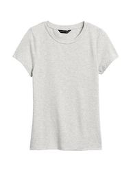 Cotton-Modal Shrunken T-Shirt