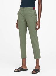 Avery Straight-Fit Washable Wool-Blend Ankle Pant