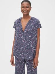 Dreamwell Floral Print Popover Shirt