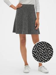 Fit and Flare Tweed Skirt