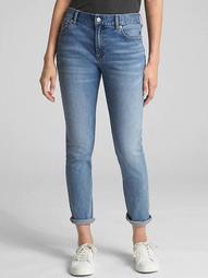 Mid Rise Soft Wear Girlfriend Jeans