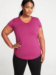 Plus-Size Semi-Fitted Performance Top 