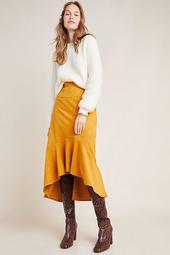Cosima Flounced Midi Skirt