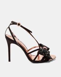 Bow detail strappy sandals