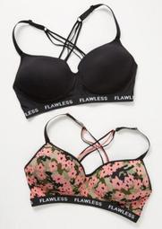 Plus 2-Pack Flawless Caged Bra Set