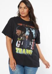 Black G Thang Snoop Dogg Oversized Graphic Tee