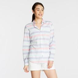 CLASSIC FIT WOVEN SHIRT IN YARN DYED STRIPE