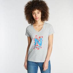 CLASSIC FIT V-NECK T-SHIRT IN LOGO GRAPHIC