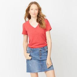 NAUTICA JEANS CO. SOLID V-NECK POCKET TEE