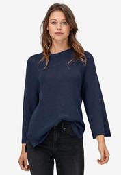 Relaxed Rib Pullover Sweater by ellos®