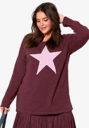 Star Applique Sweater by ellos®