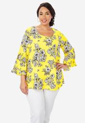 Georgette Flare Blouse