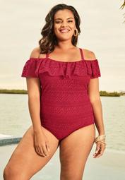Off-The-Shoulder Swimsuit