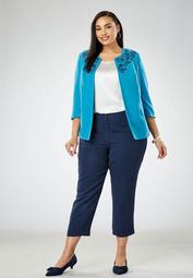 Embroidered Pant Suit