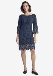Bell Sleeve Lace Dress by ellos®
