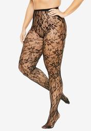 2-Pack Lace Tights by Comfort Choice®