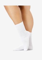 6-Pack Rib Knit Socks by Comfort Choice®