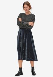 Velour Pleated Skirt by ellos®