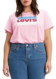 Plus Size Pink Lady Perfect T Shirt