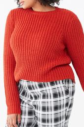 Plus Size Chunky Knit Sweater