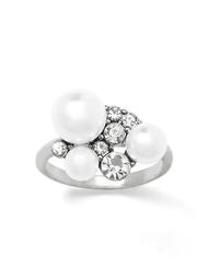 Stone and Pearl Ring