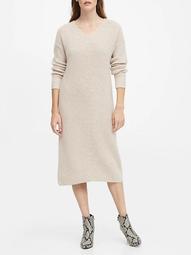 JAPAN EXCLUSIVE Oversized Ribbed Sweater Dress