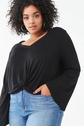 Plus Size Twisted Top