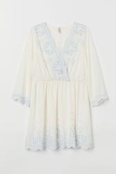 H&M+ Dress with Embroidery