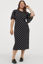 H&M+ Butterfly-sleeved Dress