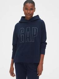 Gap Sherpa Logo Pullover Hoodie