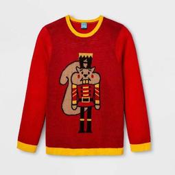 Nutcracker Plus Size Ugly Holiday Sweater - Red 1X