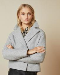 Wool boxy jacket