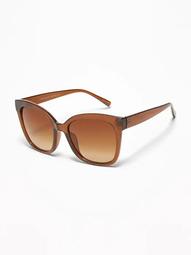 Oversized Square-Frame Sunglasses for Women