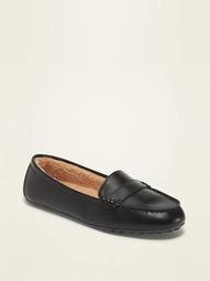 Faux-Fur Lined Driving Moccasins for Women