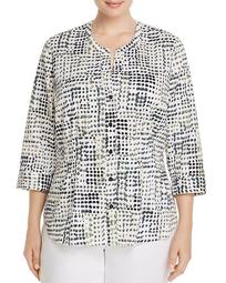 Vacation Spot Button-Down Top