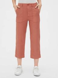 High Rise Straight Crop Chinos