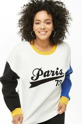 Plus Size Paris Graphic Sweater