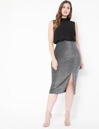 Sparkle Skirt with Slit
