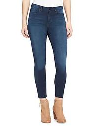Sculpted High Rise Ankle Skinny Jeans