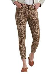 Leopard-Print Skinny Jeans