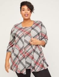 Plaid About You Duet Top