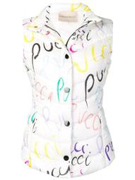 Pucci Pucci print quilted gilet