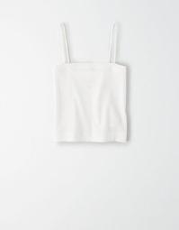 AE Square Neck Cropped Tank Top
