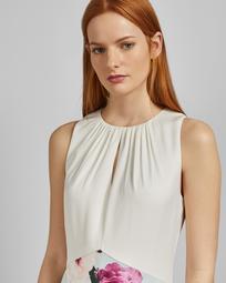 Magnificent ruched bodycon dress