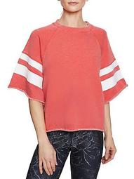 Oversized-Sleeve French Terry Sweatshirt
