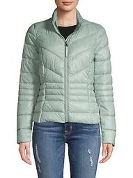 Full-Zip Quilted Jacket