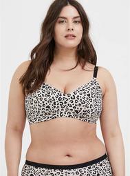 Leopard 360° Back Smoothing™ Lightly Lined Everyday Wire-Free Bra