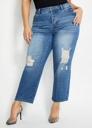 90s Mid-Rise Loose Straight Jeans