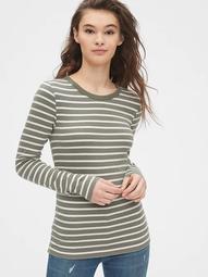 Modern Long Sleeve Stripe T-Shirt